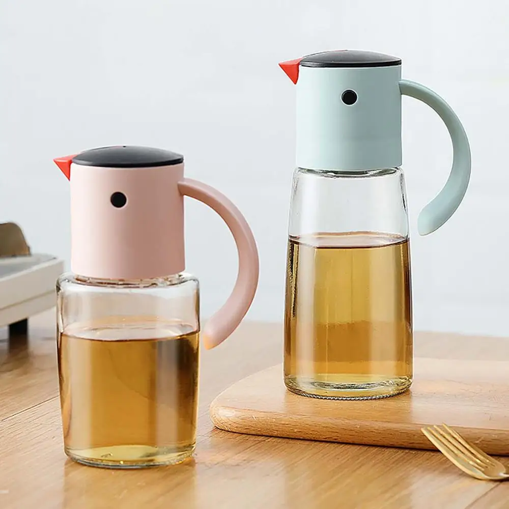 Мультяшная стеклянная бутылка для масла бытовая Герметичная Бутылка соевого