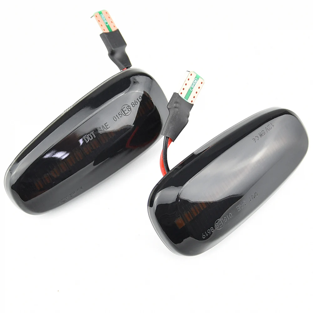 

2pcs LED Dynamic Side Marker Turn Signal Blinker Flowing Water Blinker Flashing Light For Opel Zafira A 99-05 Astra G 98-09
