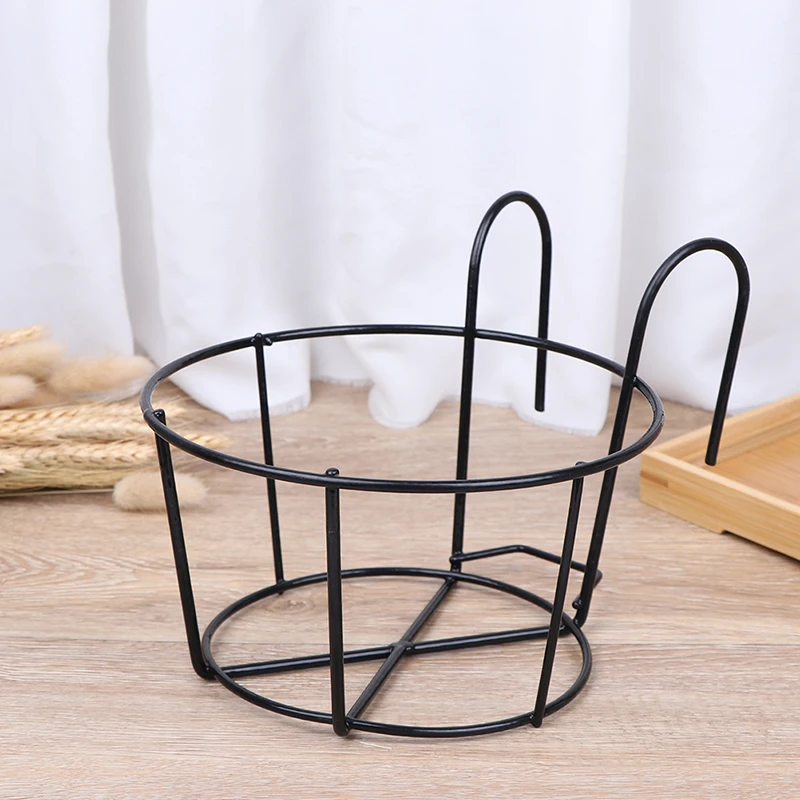 Новинка подвесные железная стойка для растений на балконе круглая цветочных