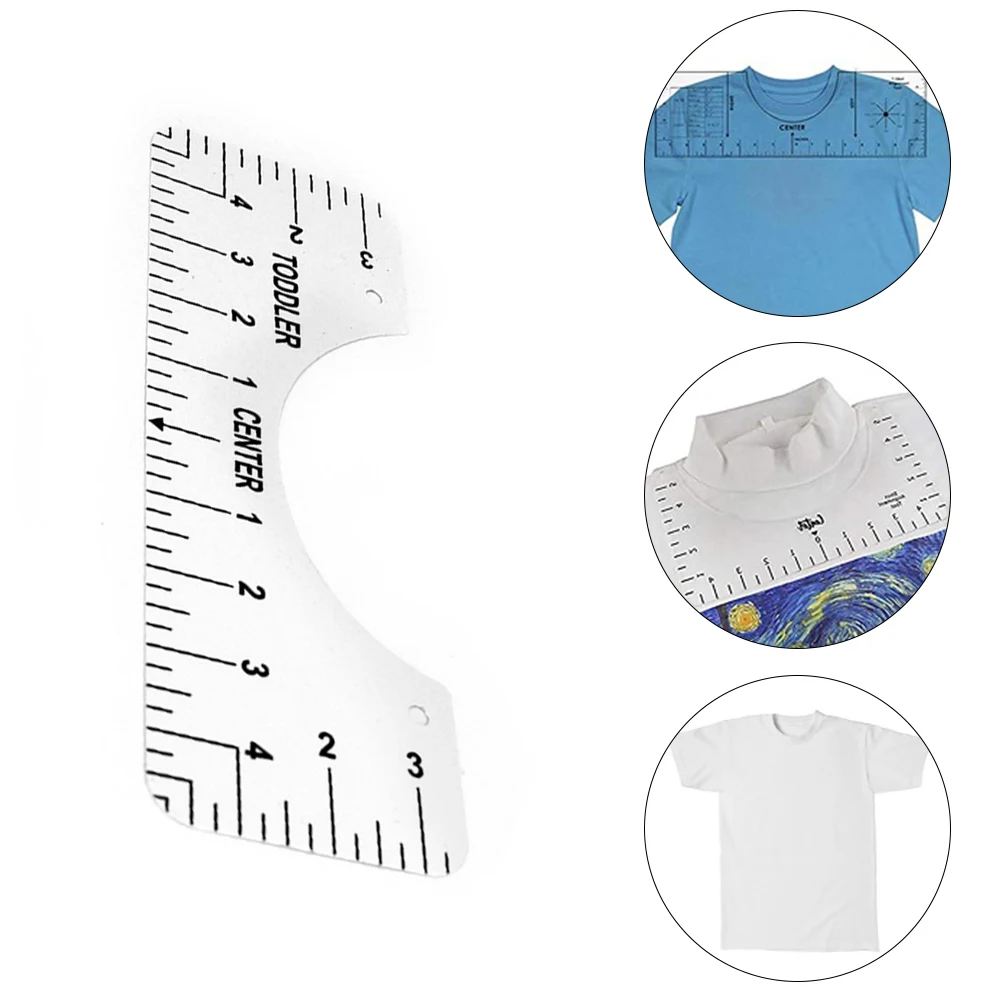 4 шт./компл. футболка выравнивание линейка для гидирования со спортивным дизайном