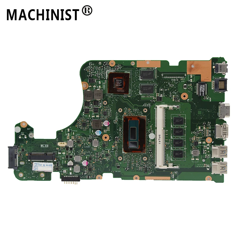 Для ASUS W519L X555LP X555LJ X555LDB X555LB X555LN X555LF X555LD X555L ноутбук материнская плата MB REV: 3 6 I7 5500U 4