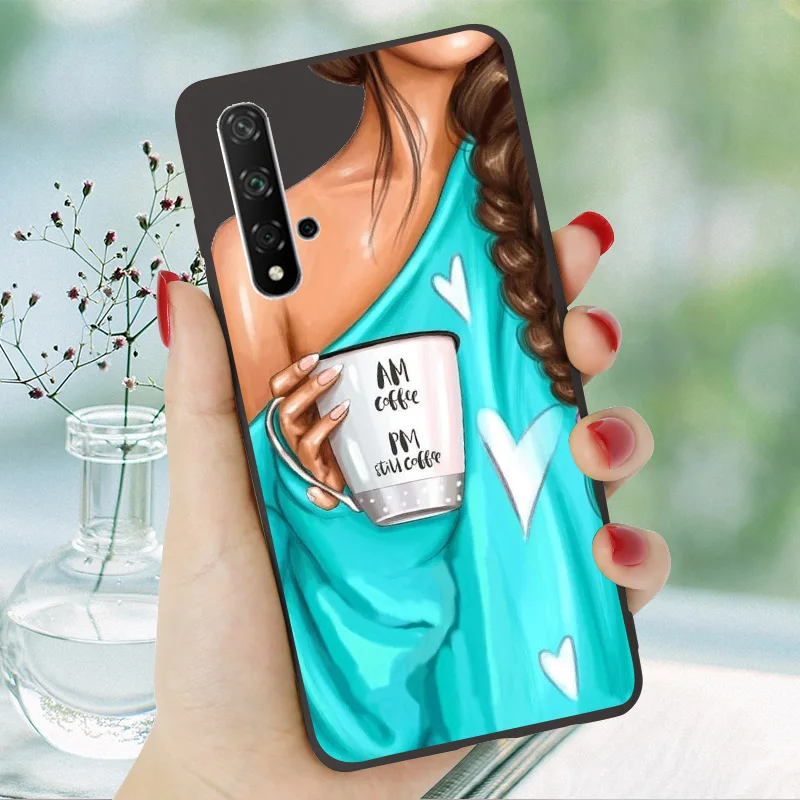 Чехол для Honor 9S Мягкий силиконовый чехол карамельного цвета Huawei 9A 9C 9X Global Premium 8A Prime