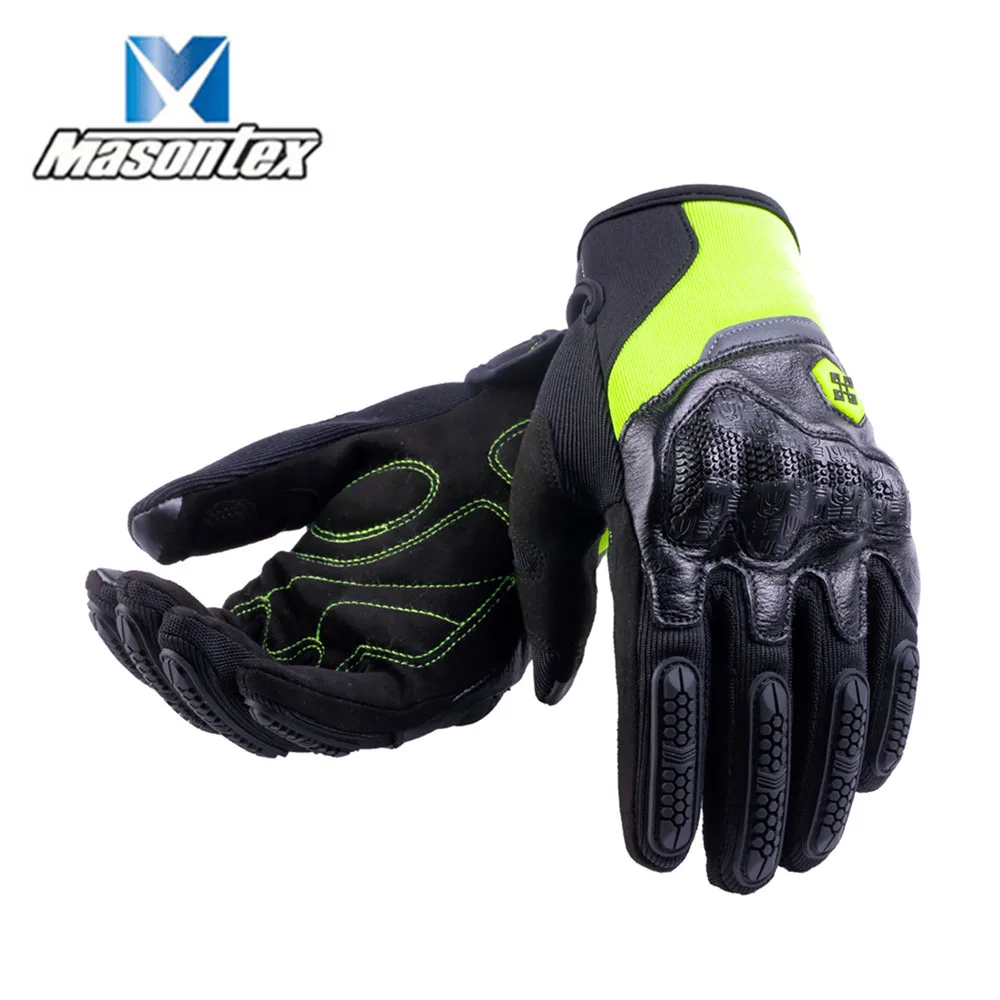Летние перчатки для мотогонок Masontex дышащие мотокросса мужские и женские