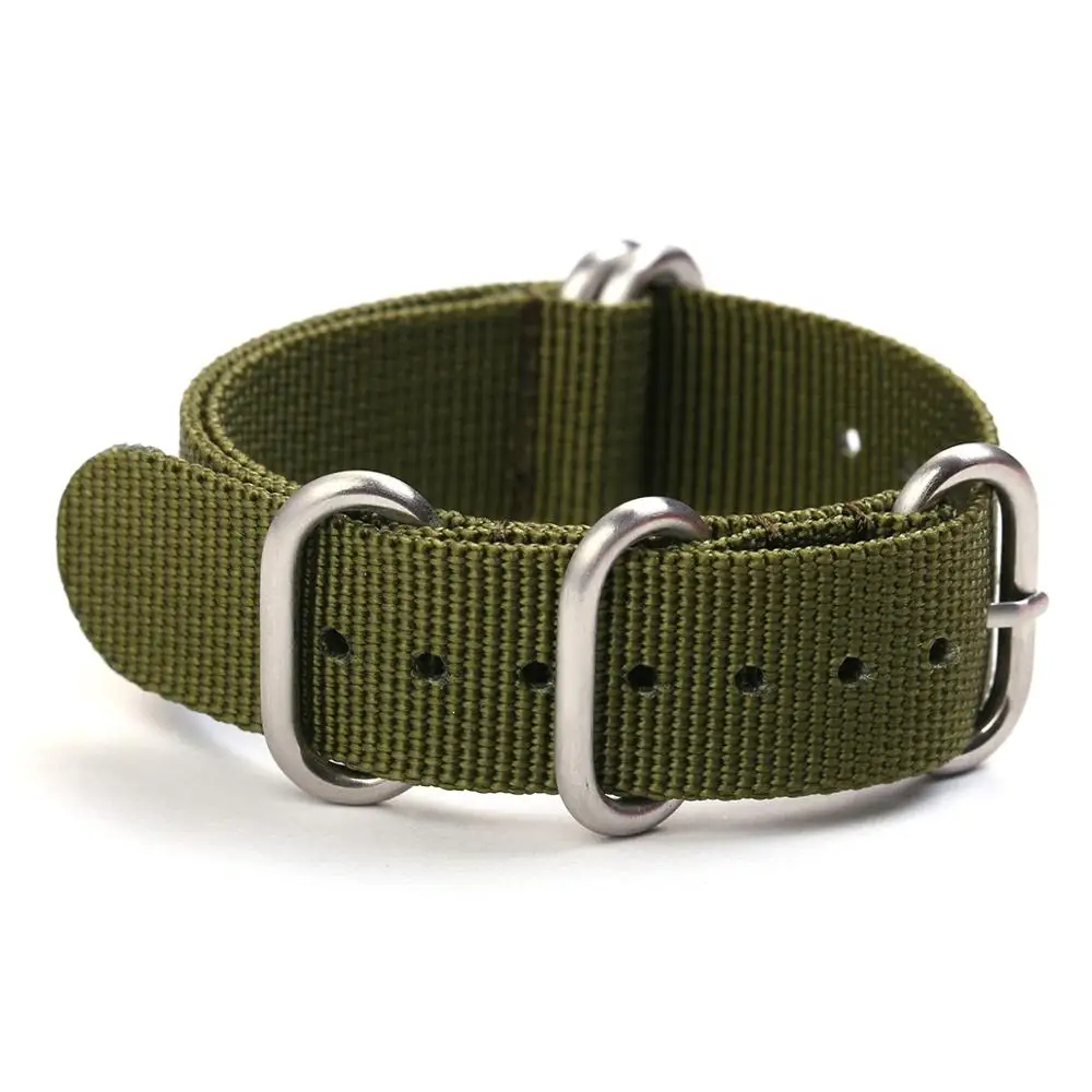 Оптовая продажа нейлоновые ремешки Nato для часов разных цветов оранжевый розовый