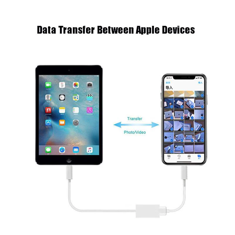 OTG кабель конвертер данных для iphone iPad разъем для клавиатуры USB проводные наушники конвертер Электрический пианино адаптер для iphone