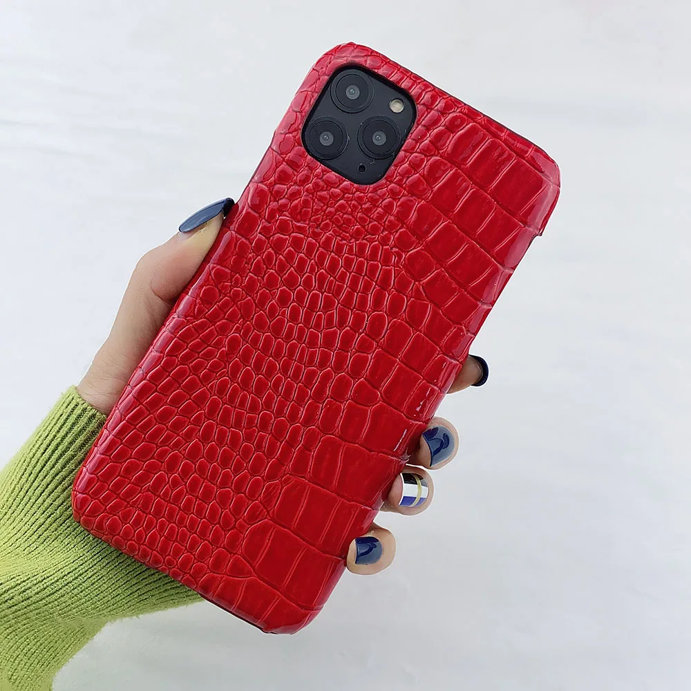 Чехол для телефона из змеиной кожи с крокодиловой текстурой iphone 11 Pro XS MAX X XR 7 8 6 s Plus