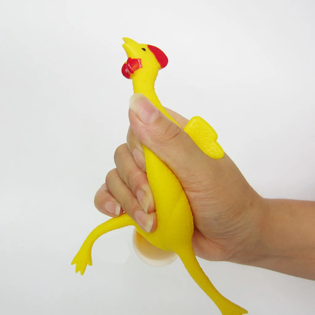 

3pcs Interesting Novelty Toy Chicken&eggs Keychain Stress Relief Vent Toy zabawki antysresowe