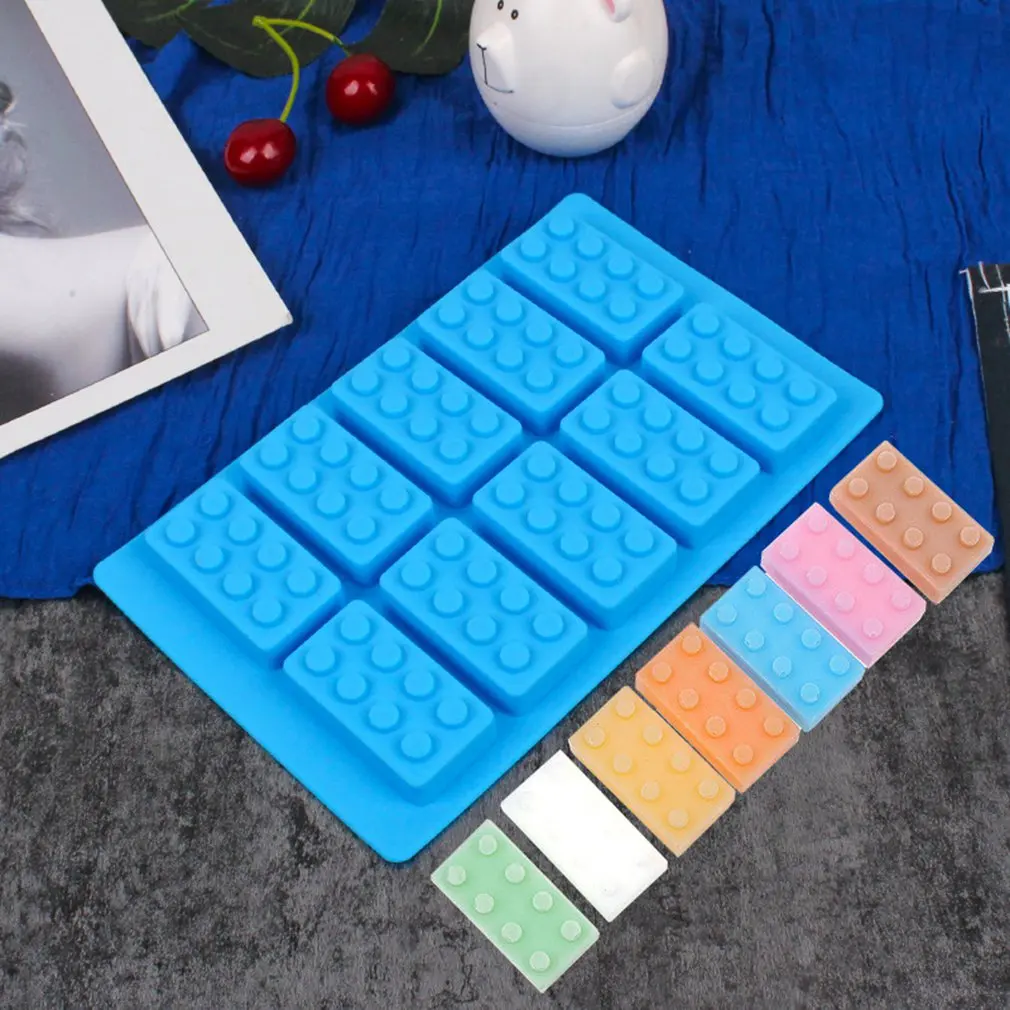 10 даже Diy строительный блок ледяной куб формы форма для приготовления льда