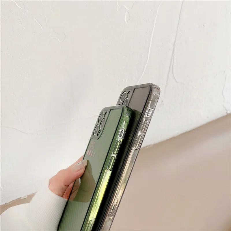 

Lunar eclipse Simplicity Soft silicon Phone Case For apple iPhone 7 8 Plus X XS XR MAX 11 Pro 12 MiNi SE Transparent cover