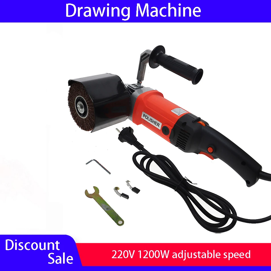 

1400W Electric Polishing Machine Rechargeable Angle Grinder Electric Wire Drawing Polisher Machine for Metal Stainless