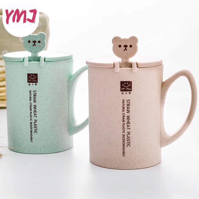 Детские кружки с крышкой детская чашка для молока младенцев ручкой ложка