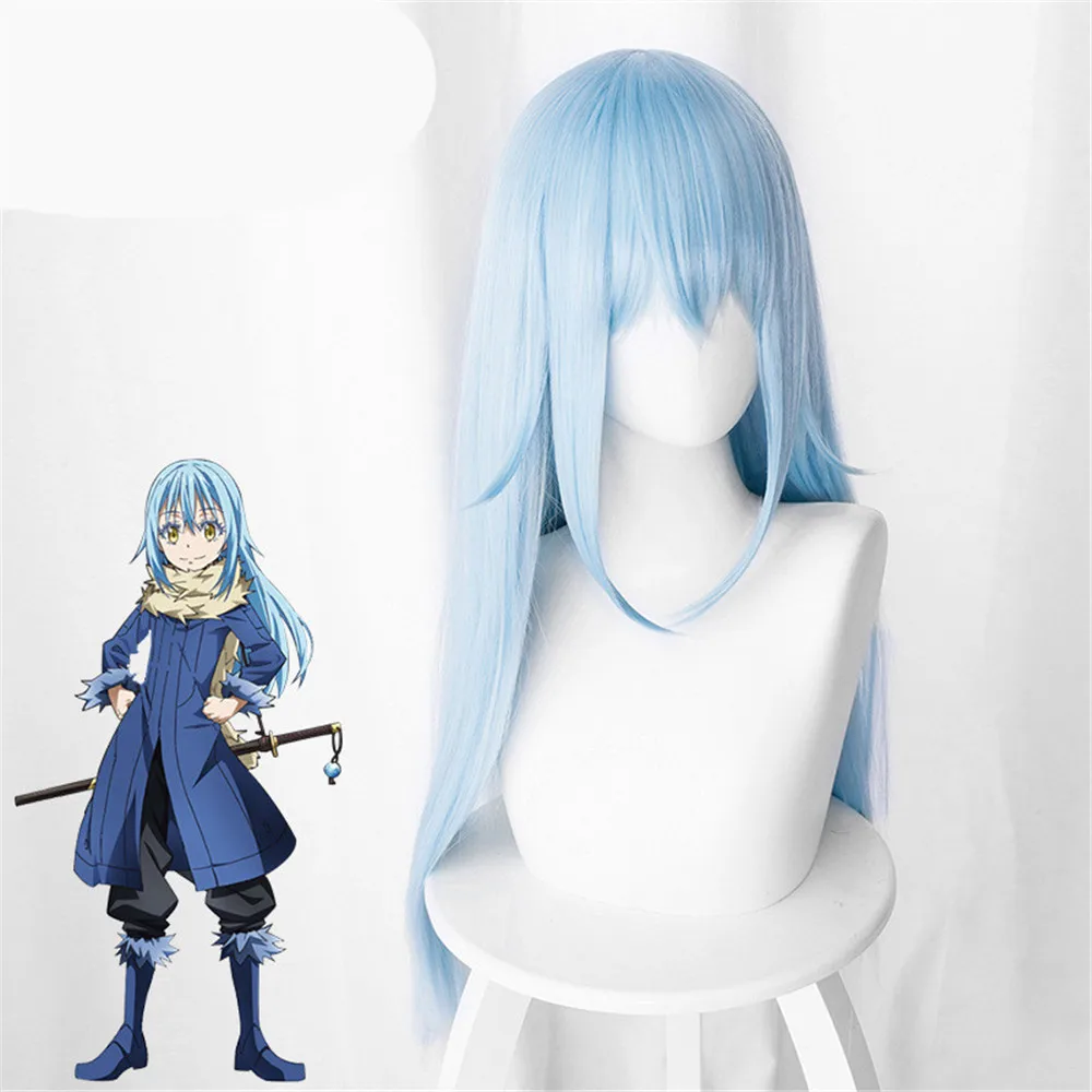 Парик для косплея в этот раз я получил восстановление как слайм Rimuru Tempest длинные