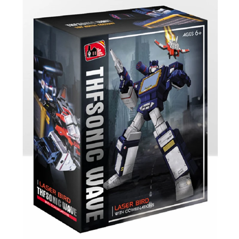 G1 трансформаторы ТГФ 01J THF-01J Soundwave THF01J одна лента Walkman MP13 оверсайз фигурки из