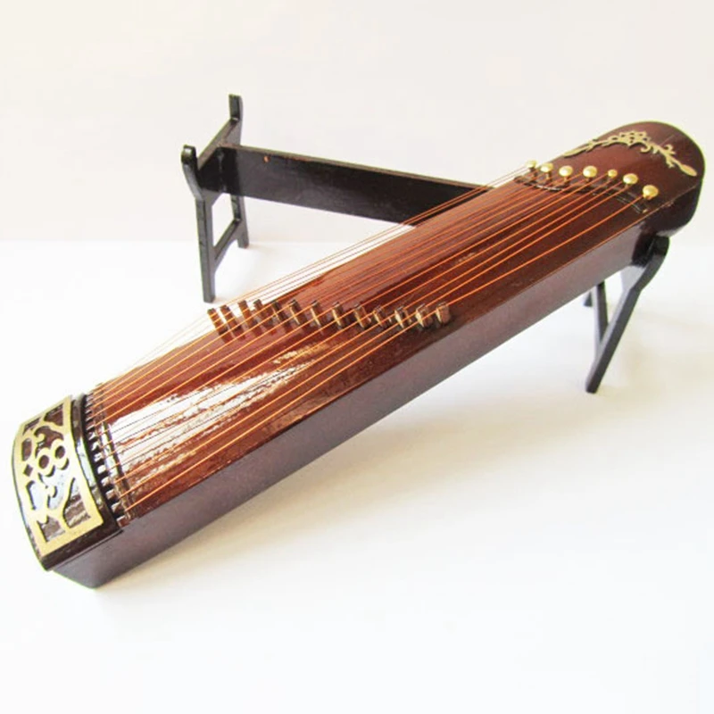 Мини модель Guzheng Китайская традиционная коллекция музыкальных инструментов Zither