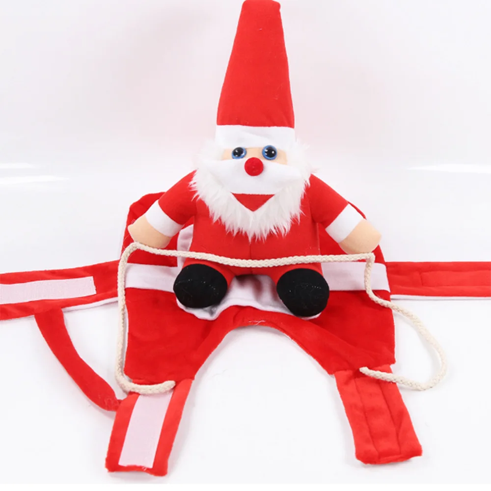 Рождественские костюмы одежда для домашних животных собака Рождество Санта