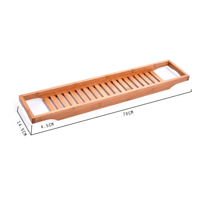 

Bamboo extension antiskid bathroom multi function bathtub shelf toilet spa bath shelf bathtub tray bathtub accessories