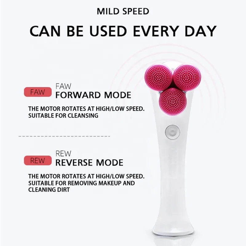 Beste Ultrasone Mini Facia Ceaner Elektrische Verwijder Mee-eters Siliconen Trillingen Stimulator Borstel Diepe Cleasing Schoonheid Apparatuur