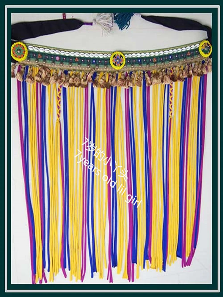 Пояс для танца живота с полосками готический пояс BH74 | Тематическая одежда и