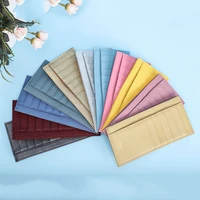 contacts multi color cowhide leather womens credit card holder zipper coin purse simple female card wallet slim money clip