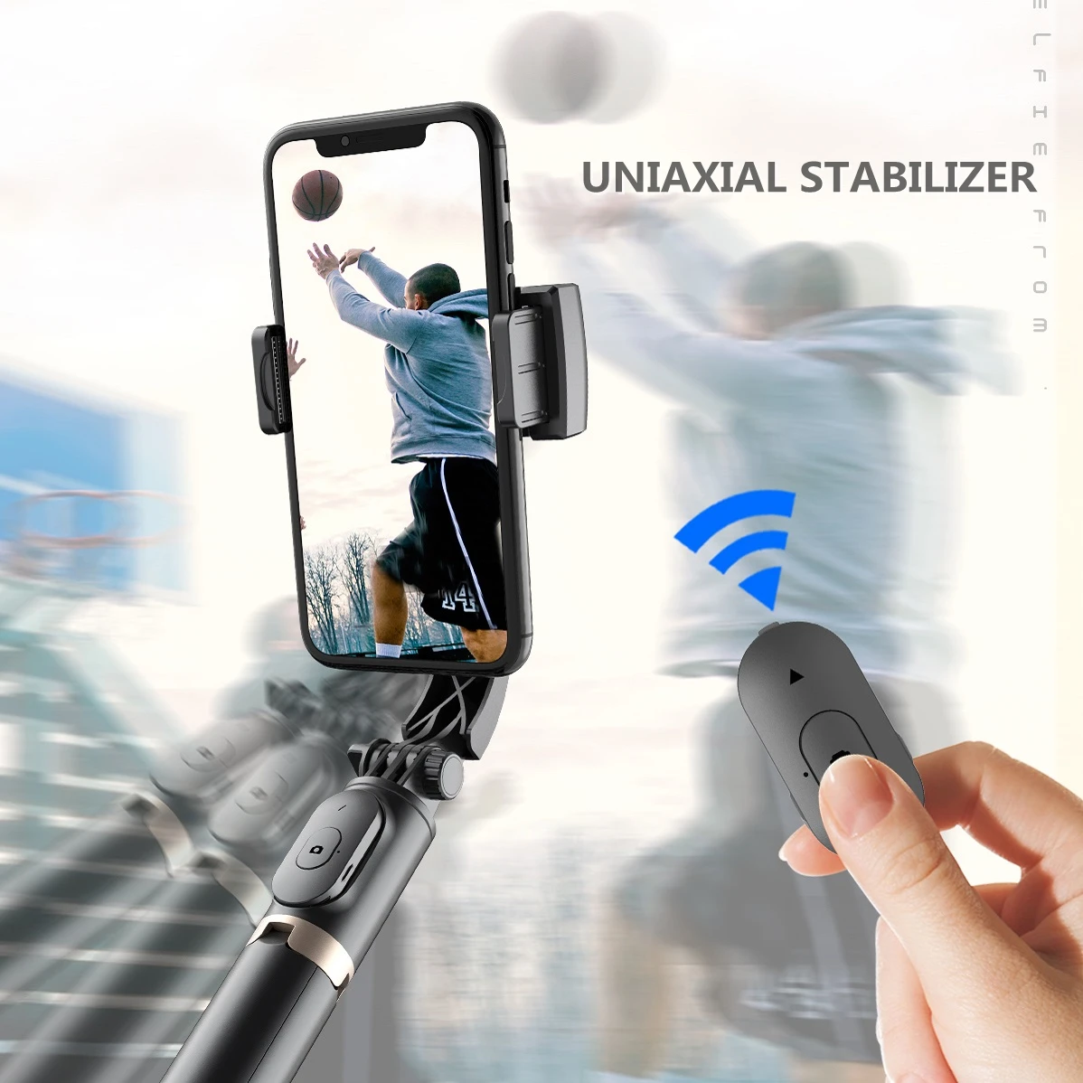 Новинка Ручной Стабилизатор Подвески FGCLSY Q08 с Bluetooth селфи-палка раздвижной ручной