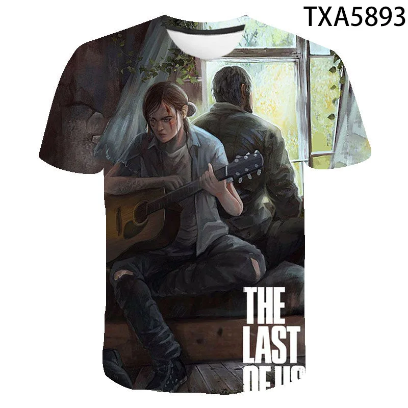 

Summer Last Of Us 2 The Last Of Us Part 2 3D T shirt Men Women Children Casual Fashion Streetwear Boy Girl Kids Printed Tops