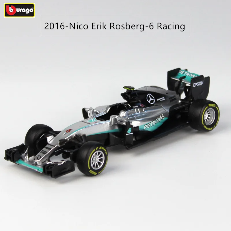 Модель автомобиля Burago 1:43 Mercedes Benz AMG 6 44 из сплава F1 модель литого под давлением