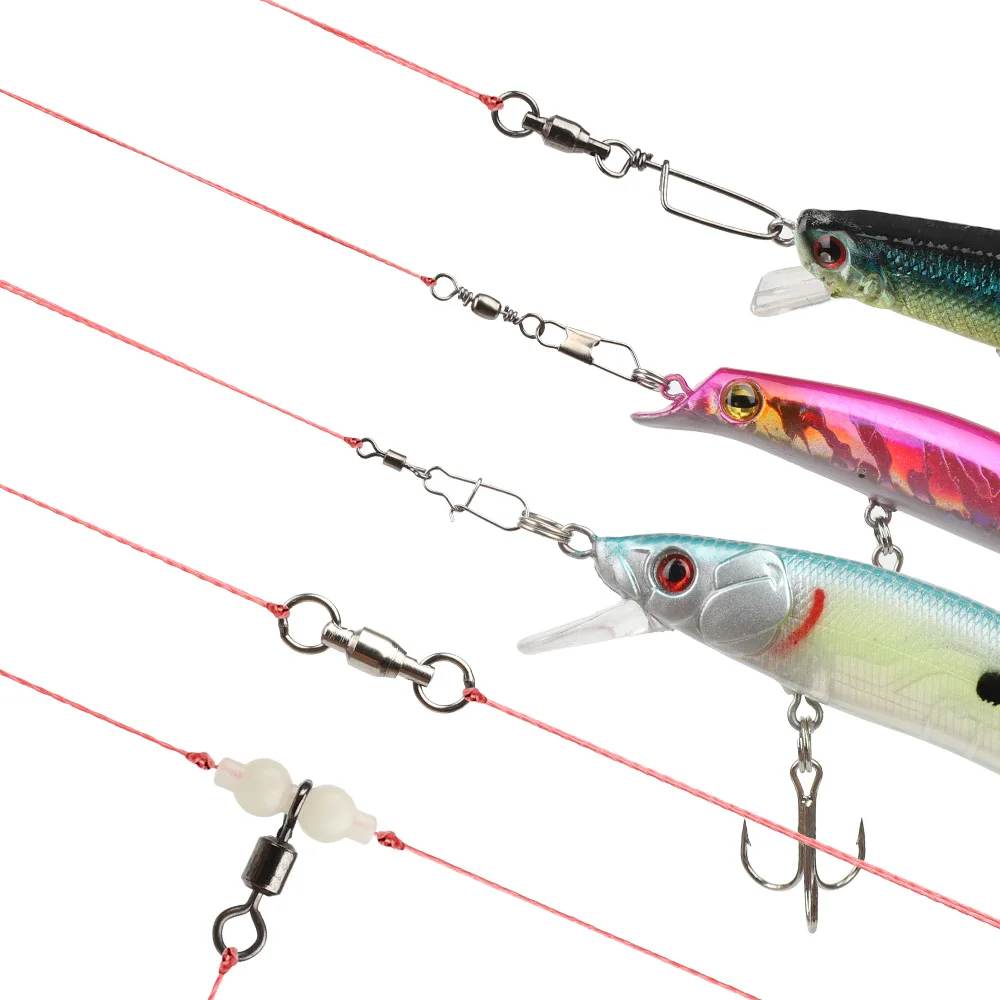 DONQL 50 шт./компл. 5 видов гибридных рыболовных соединителей блокирующая Пряжка