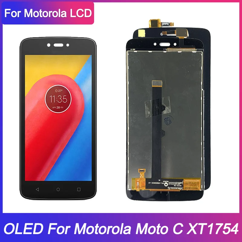 ЖК-дисплей 5 0 дюйма для Motorola Moto C дигитайзер панель экран в сборе замена XT1754 XT1755