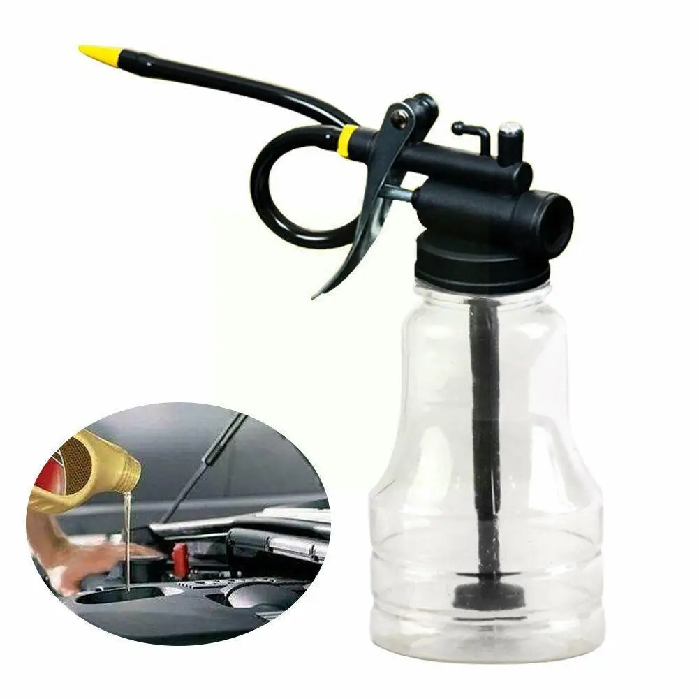 

1pc 250ml Paint Spray Gun Oil Pump Cans Oiler Hose Can Machine Tools Airbrush Repair Oil Hand Grease Gun For Lubricating To Q0C1