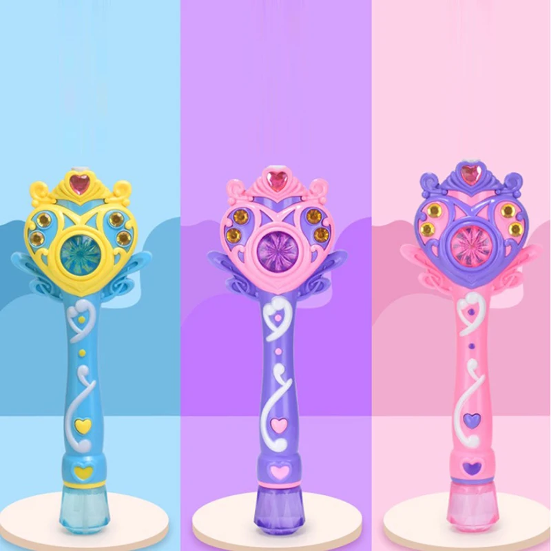 

Детская волшебная палочка вечерние с водными пузырьками, машина пистолет-распылитель игрушечного электрического волшебная говорящая Свад...