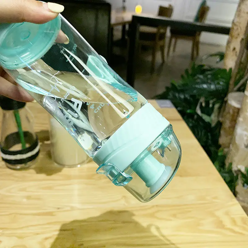 

Korean version fresh and simple plastic water cup for boys and girls