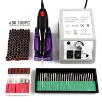 coscelia electric nail drill manicure machine set for gel nail polish remove with milling cutter drill bits sanding bands tools
