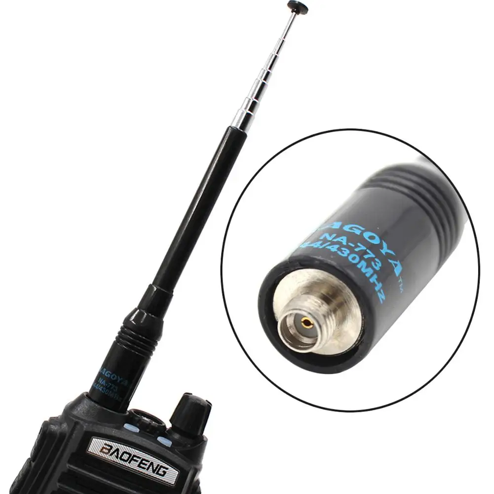 NA 771 SMA F типа мама двухдиапазонный VHF/UHF 144/430 МГц антенна для Baofeng UV 5R 82 BF 888S иди и