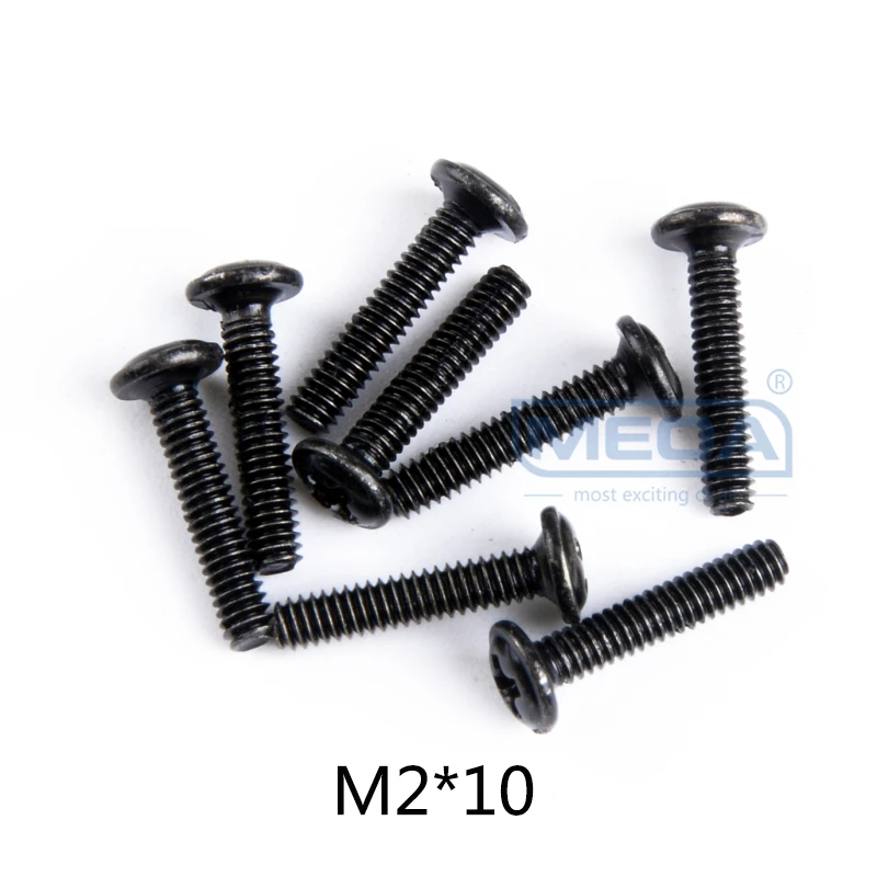Wltoys 12428 RC автомобиль запасные части саморезы с полукруглой потайной головкой Винты с плоской головкой и крестообразным шлицем половина штифт M2 M2.3 M2.5 M3 M4 винты для RC автомобиль