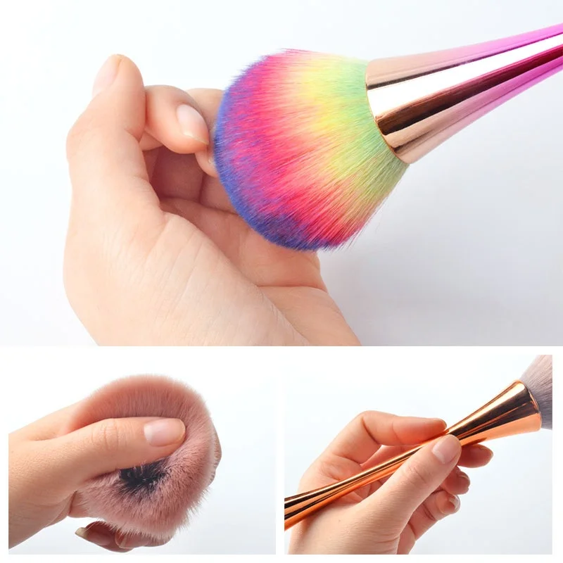 

Nail Tools Single Small Waist Makeup Brush Nail Brushes Dust Blush Powder Kit
