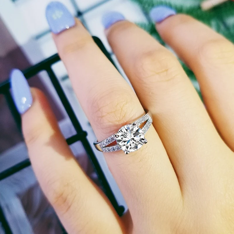 Женское Обручальное кольцо из серебра 925 пробы R208women | Украшения и аксессуары