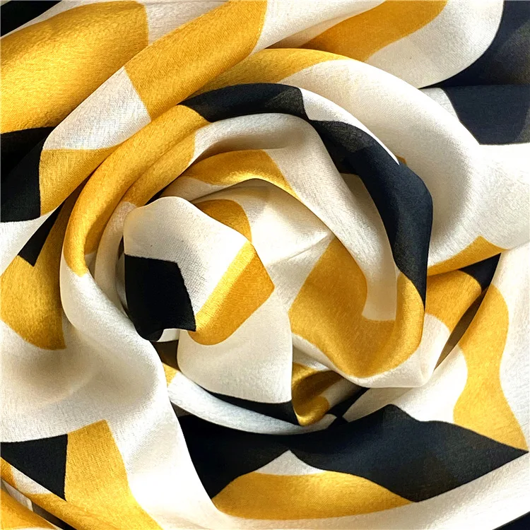 

New 2021 Fashion Kerchief Small Silk Neck Scarf For Women 90*90 Hijab Scarfs Female Shawls Bags Scarves Lady Bandana Foulard