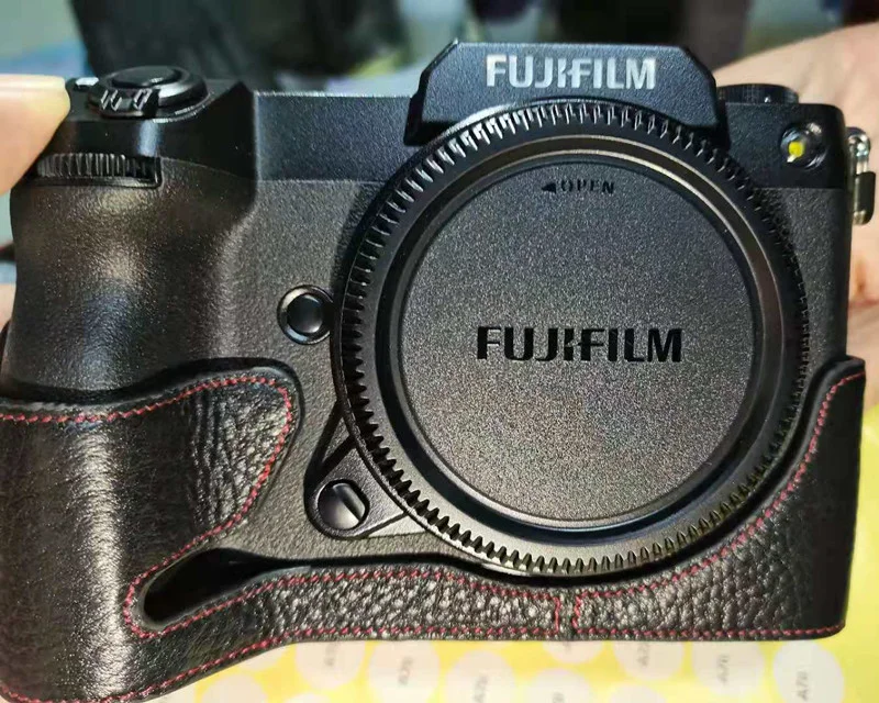 

Чехол для камеры Fuji GFX100S из натуральной кожи с ручкой, полусумка для Fujifilm GFX100S, боди для камеры