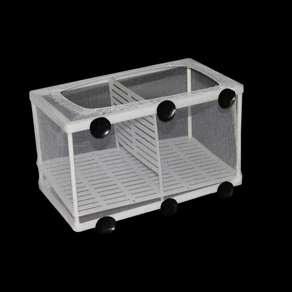 Aquarium Water Isolation Network Hanging Fish Breeding Breeding Isolation Box Aquarium Fish Tank Accessory Two Size Optional 1Pc