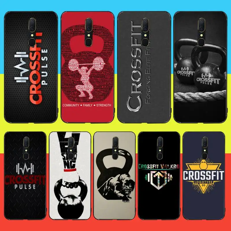 Мягкий силиконовый чехол для телефона из ТПУ PENGHUWAN keep calm and crossfit Oppo A5 A9 2020 Reno Z Realme5Pro