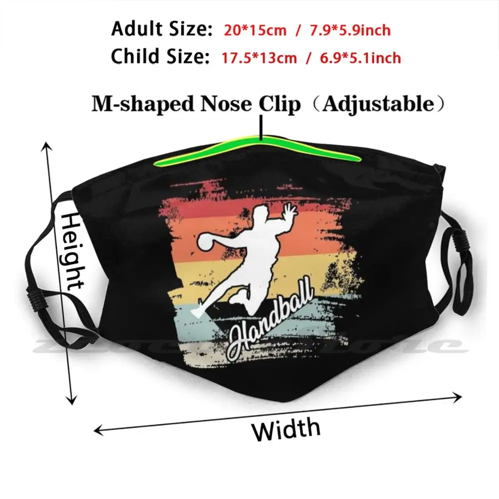 Винтажный Ретро стиль для игры в гандбол | Подарок игрока футболка моющийся