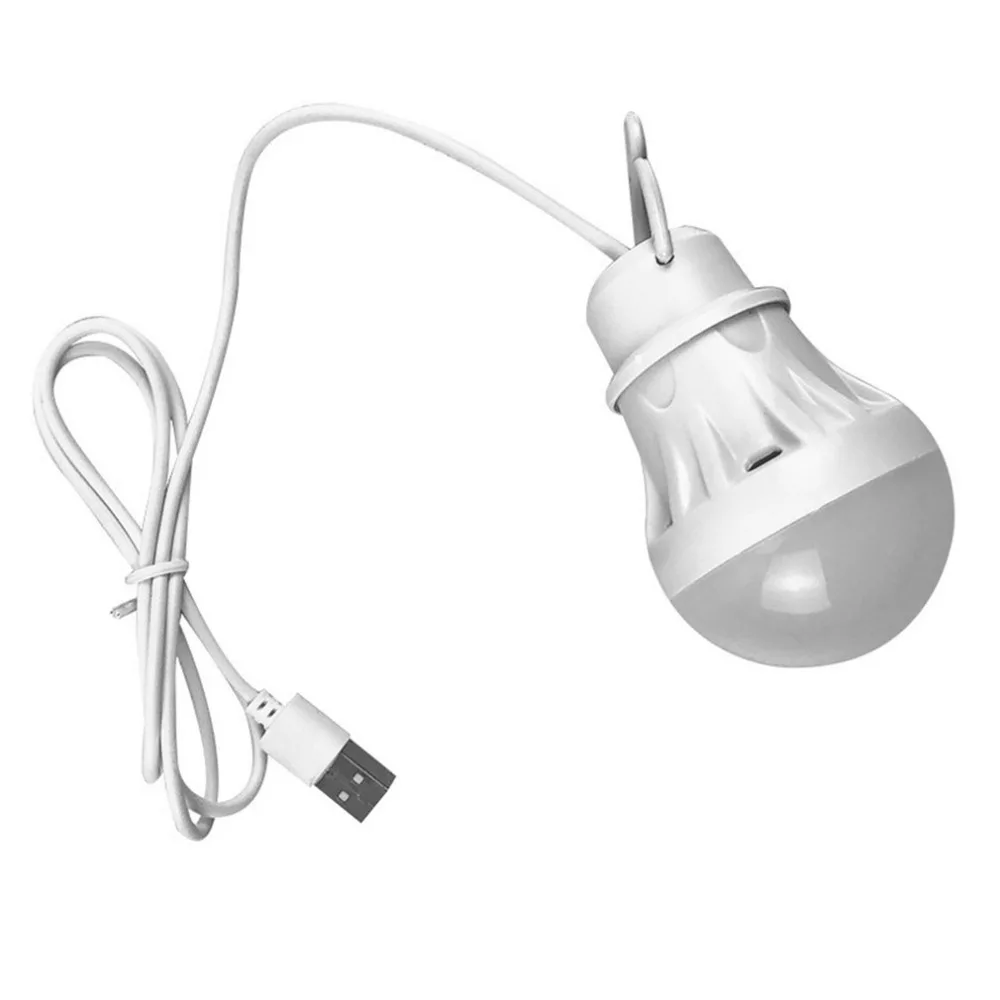 5V 3W Портативный лампочка USB Светильник Красочные ПВХ окружающей среды