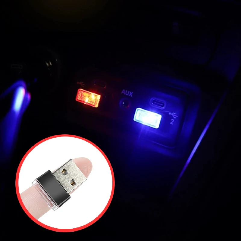 

Car-Styling USB Atmosphere LED Light Car Accessories for Hyundai ix35 iX45 iX25 i20 i30 Sonata,Verna,Solaris,Elantra,Accent,Vera