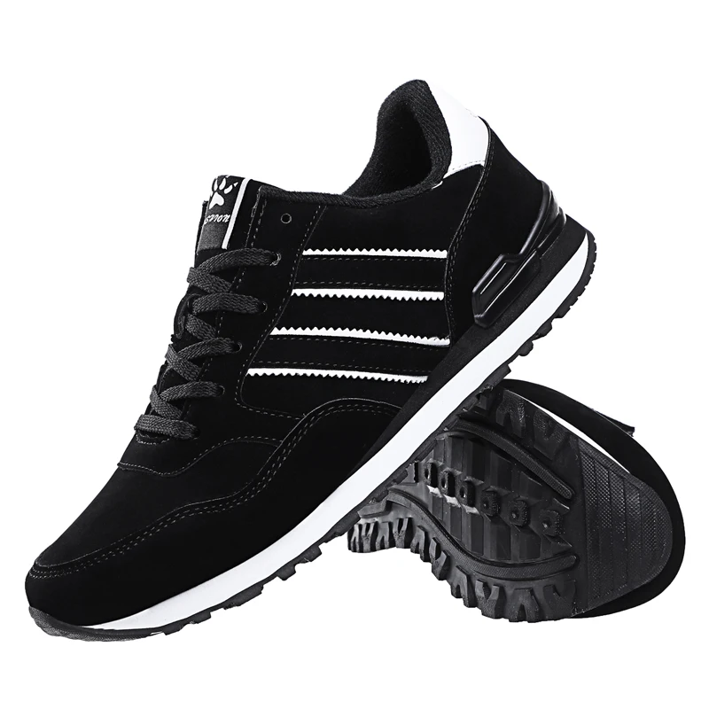 Осенняя мужская обувь Кроссовки Мужская модная на шнуровке Повседневная из