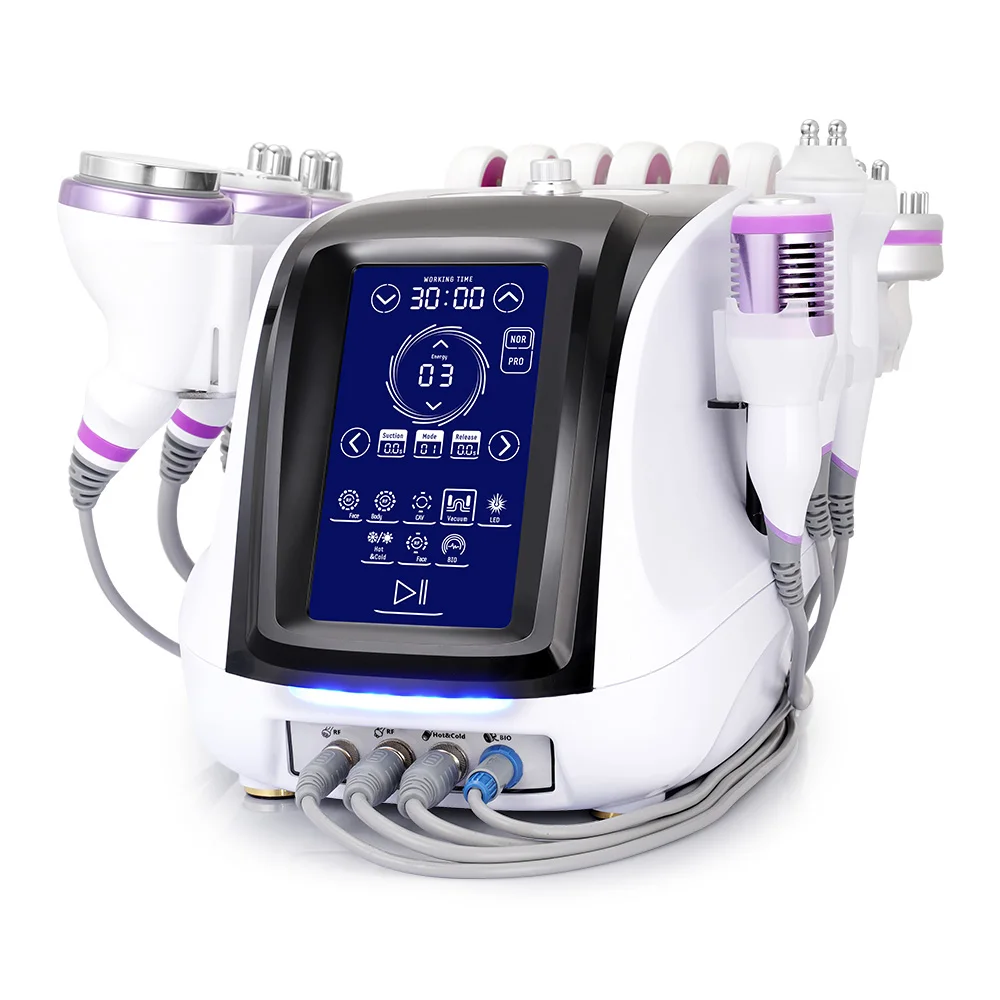 

9 IN 1 40K Ultrasonic Unoisetion Cavitation Vacuum RF Slimming Machine Lipo Laser Machine