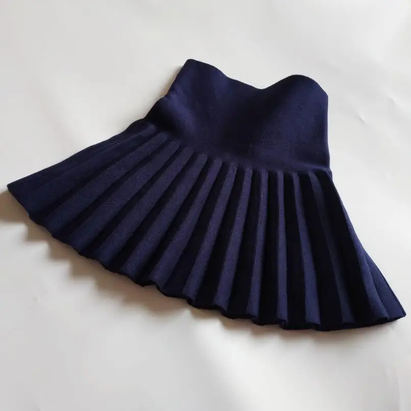

Fall Winter Baby Toddler Bottoms School Girls Knitted Skirt Princess Pearls Dance Party Skirts For Kids Children Clothes