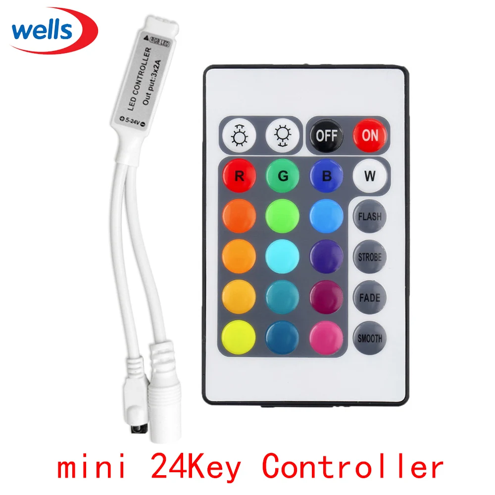1 шт. Новый 12В 6А мини 24Key 44Key ИК пульт дистанционного управления RGB светодиодный