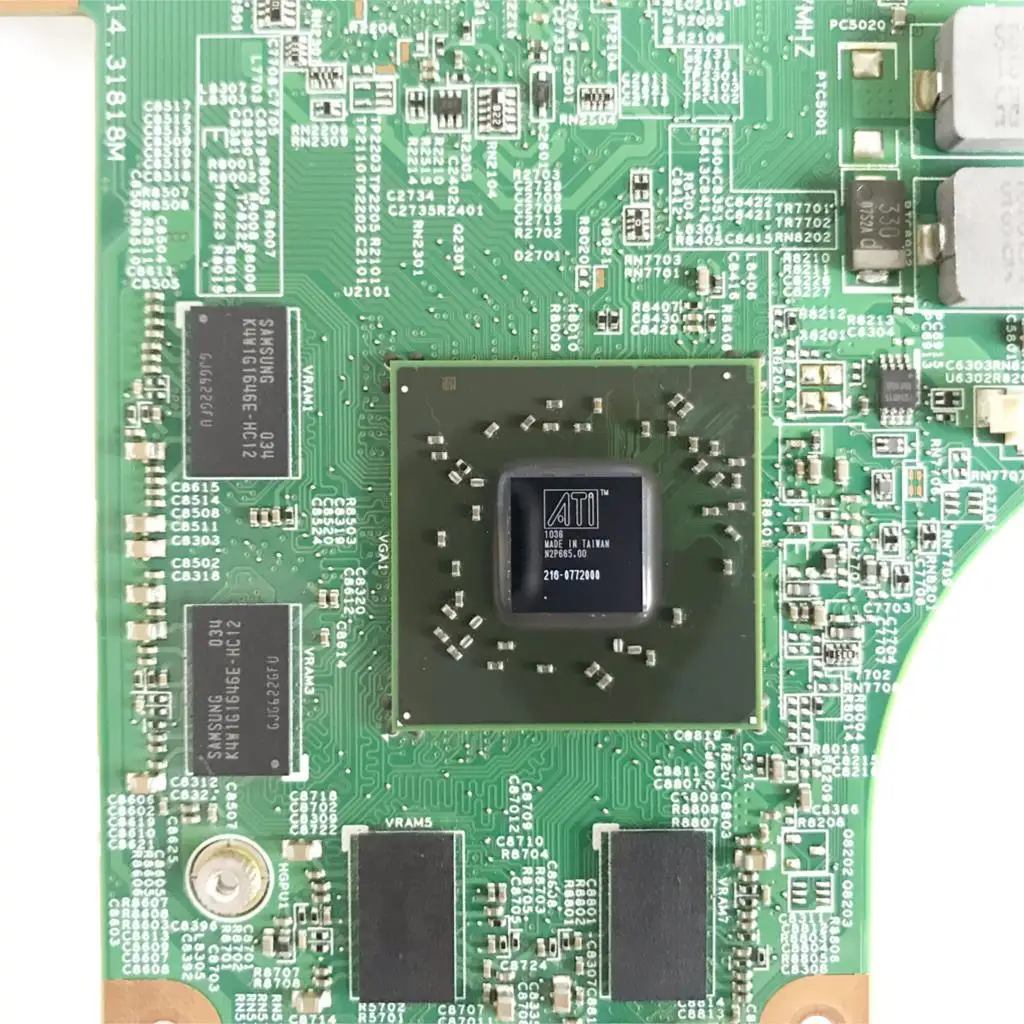 CN-052F31 052F31 52F31 для Dell Inspiron 15R N5010 Материнская плата ноутбука 09909-1 W/ HD5650 1 ГБ GPU HM57