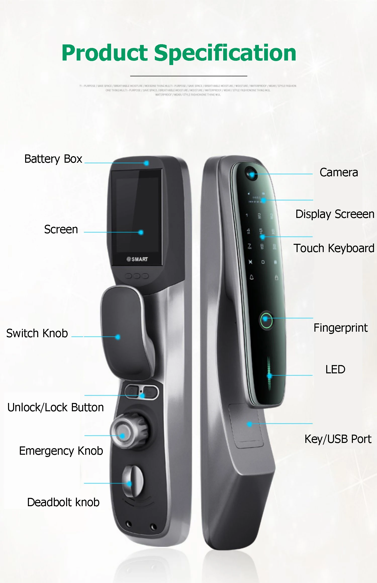 Заводская цена S918MAX автоматическая интеллектуальная камера глазок Смарт Wi-Fi