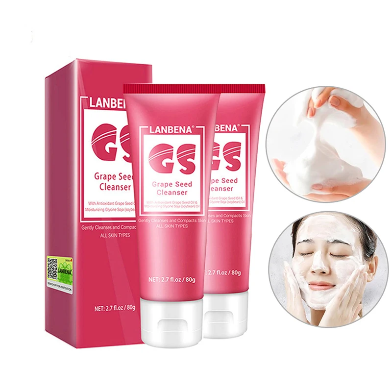 Очищающее средство для лица Витамин Е пены питательный крем нежной глубокой